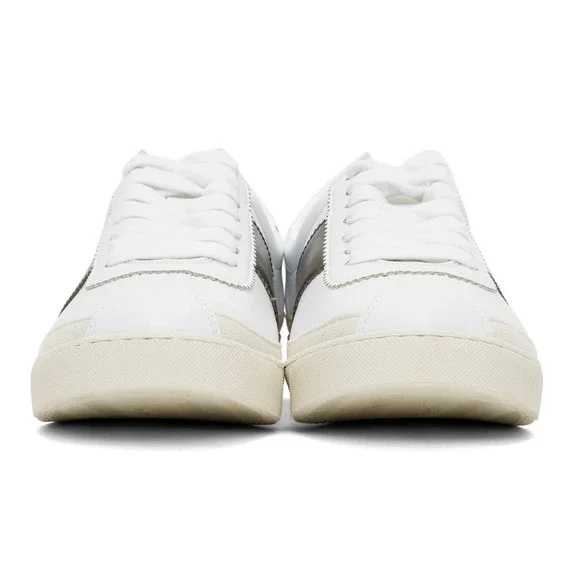 Tom Ford Bannister Leather Sneakers White Brown 10 UK 43 EU New Boxed Italy